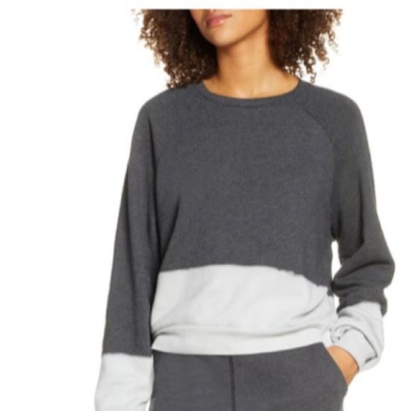 Zella Dip Dye Gray Forged Sweatshirt NWT Small  2/$20 - Picture 1 of 11